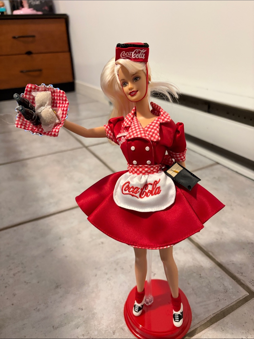 Coca Cola Barbie waitress